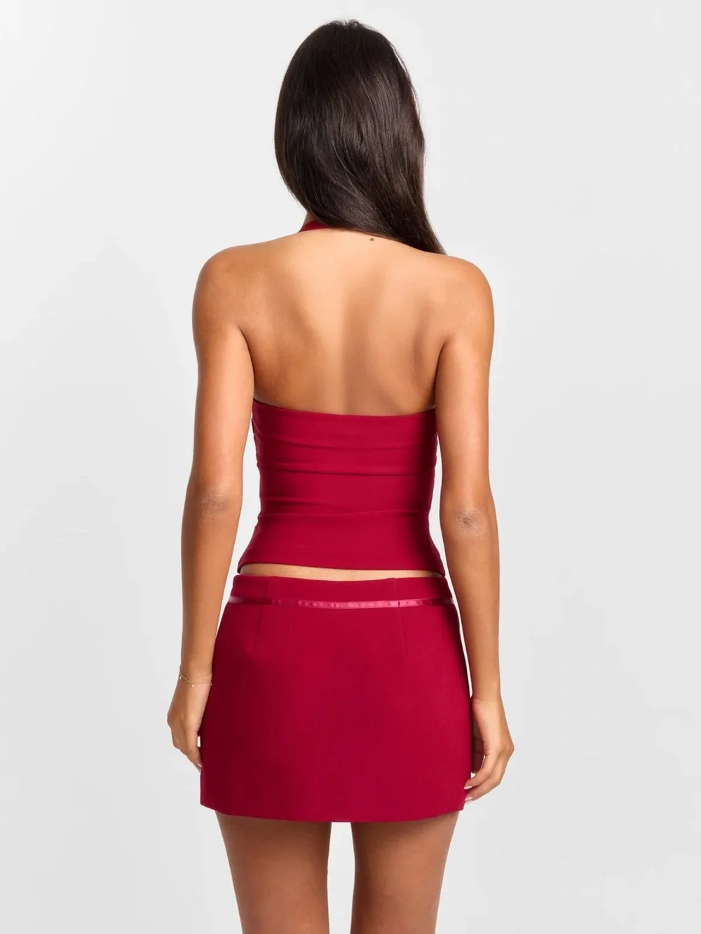 Sasha Therese chic red